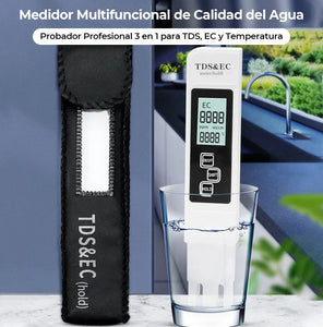 HydroCheck™ - Medidor TDS Digital de Calidad del Agua